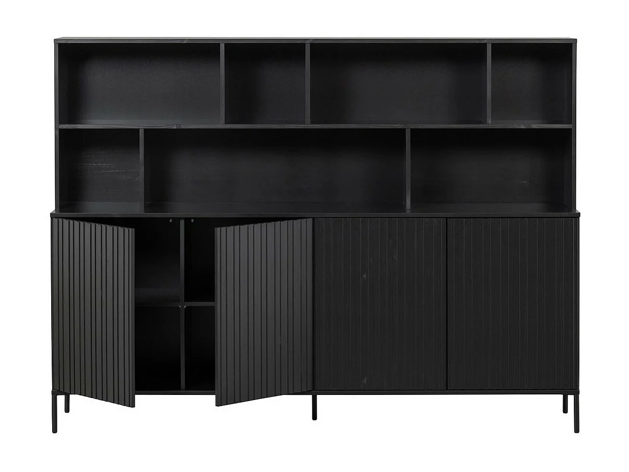 GRAVURE - Geschirrschrank aus Schwarzkiefer