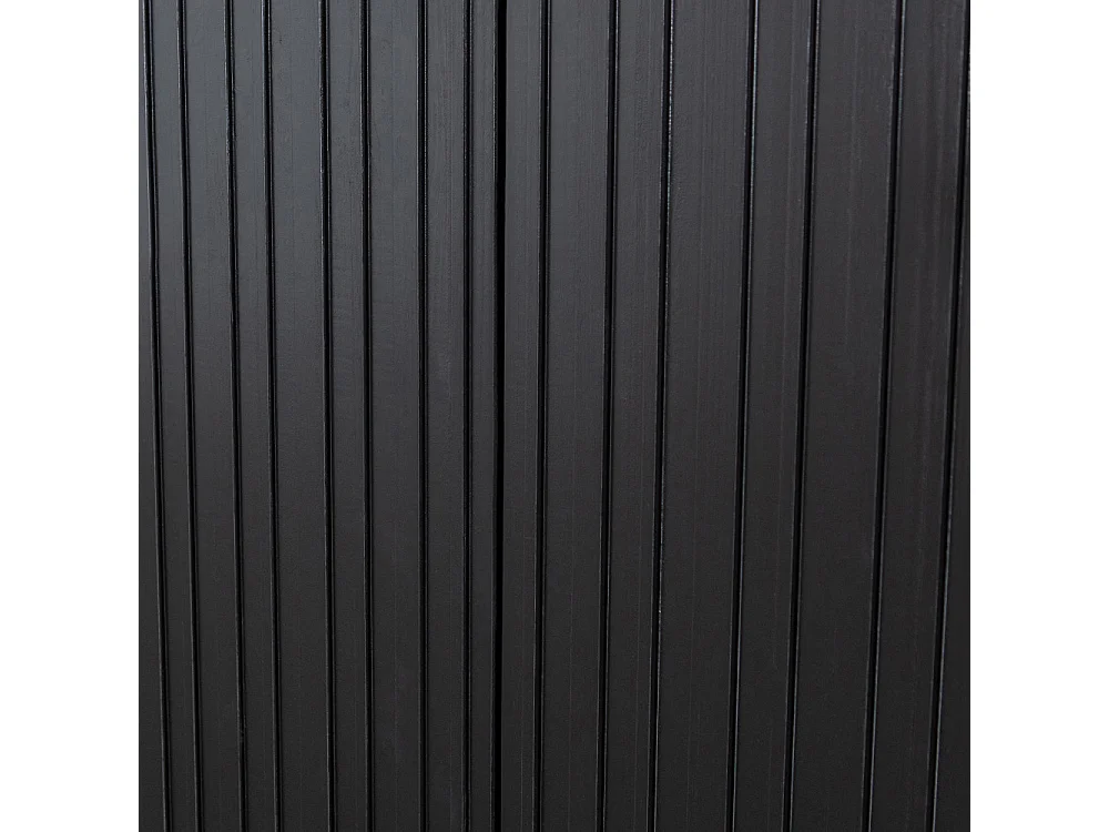 New Gravure - Buffet en bois 7 niches L200cm - Noir