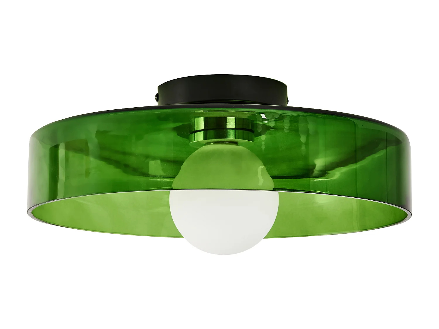 Plafonnier LUGUSE Verre Vert