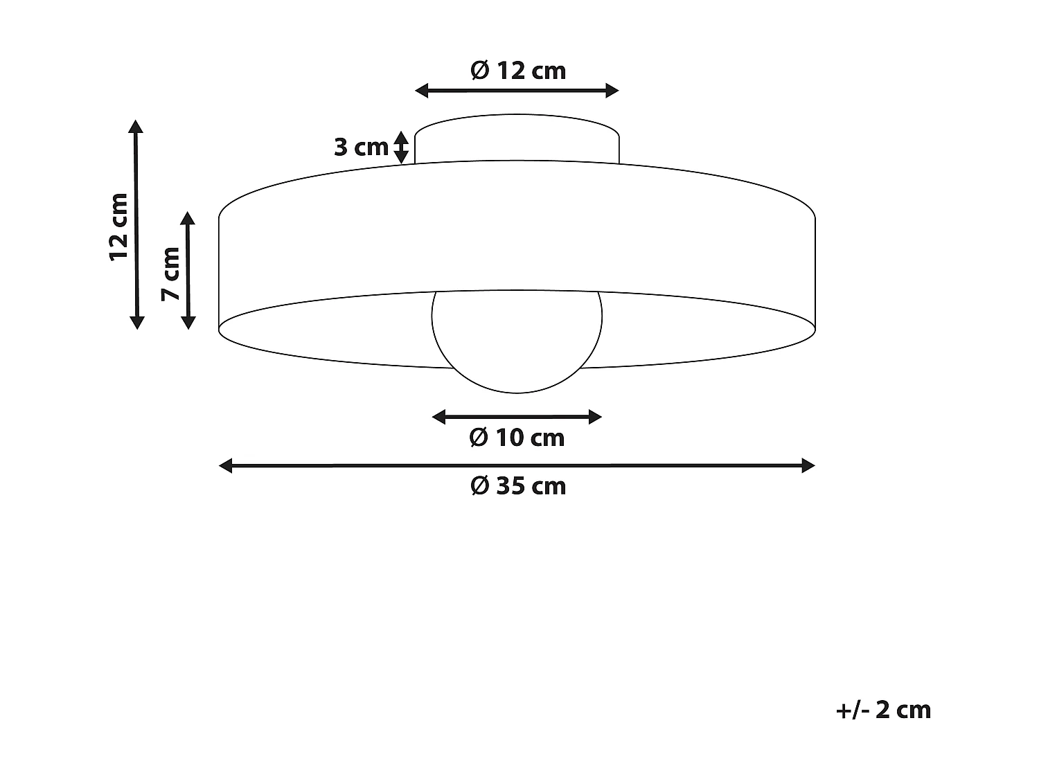 Plafonnier LUGUSE Verre Vert