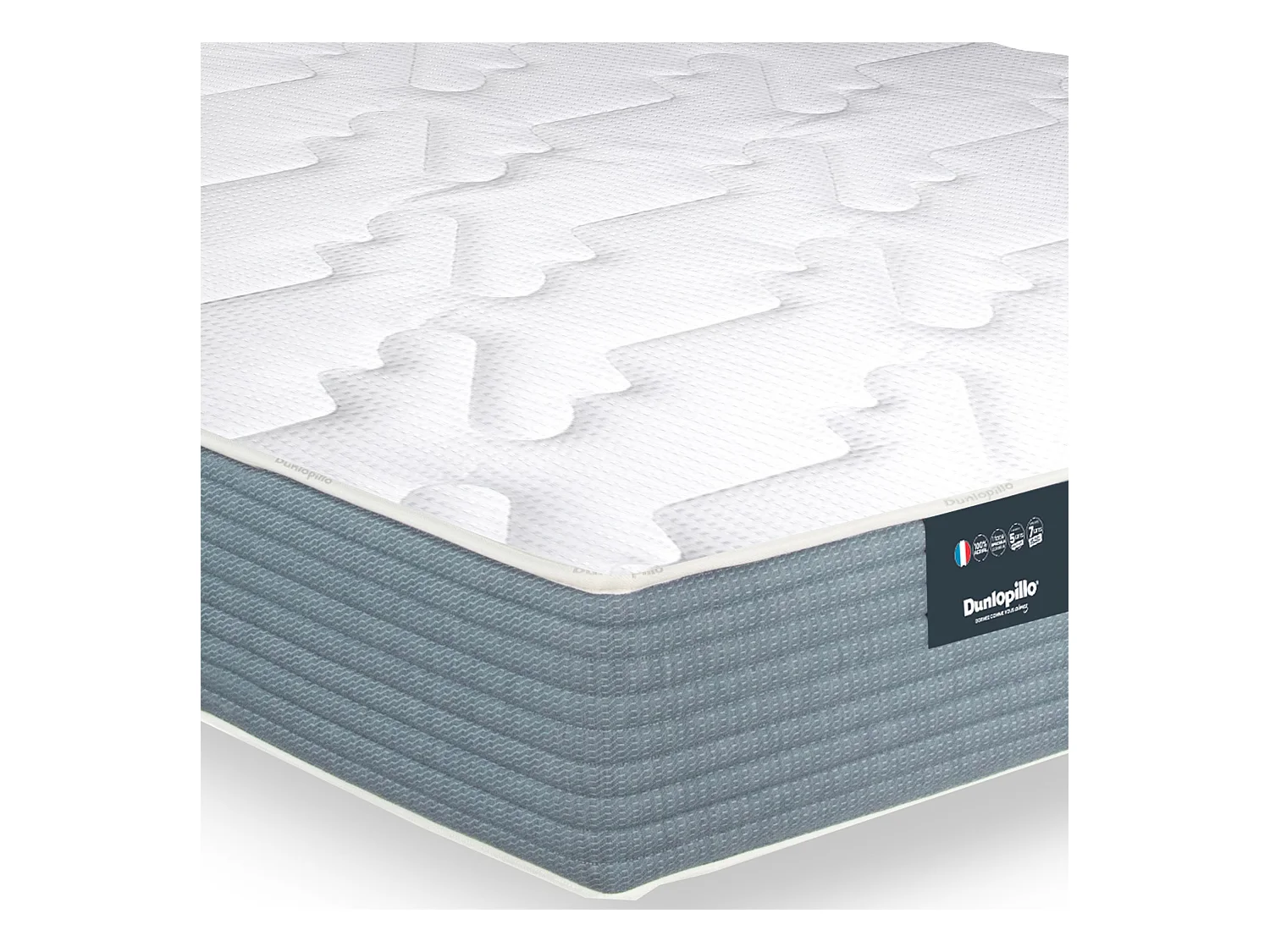 Matelas Dunlopillo en ressorts ensachés 26 cm - IRIS 2 - 90x190
