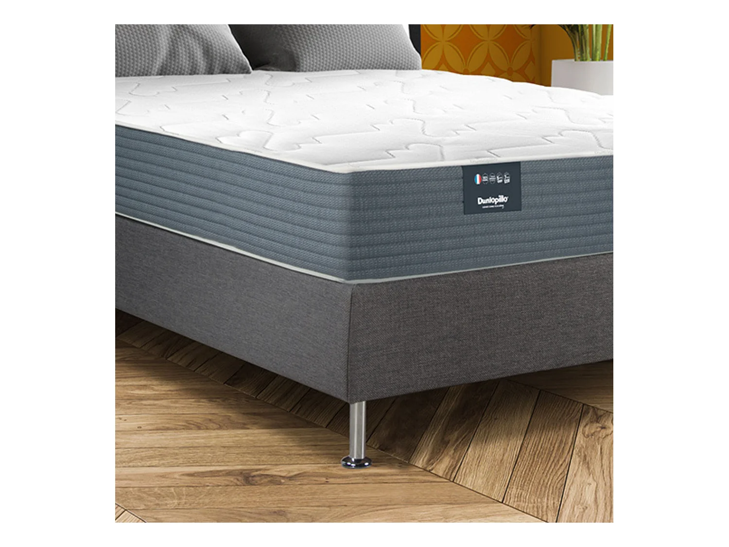 Matelas Dunlopillo en ressorts ensachés 26 cm - IRIS 2 - 90x190