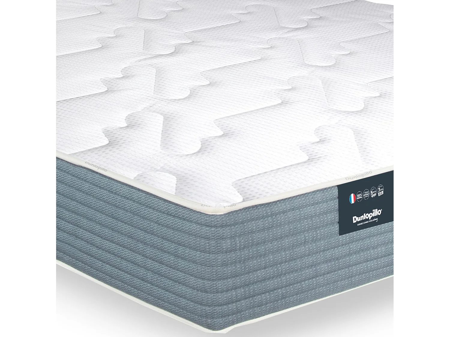 Matelas Dunlopillo en ressorts ensachés 26 cm - IRIS 2 - 90x190