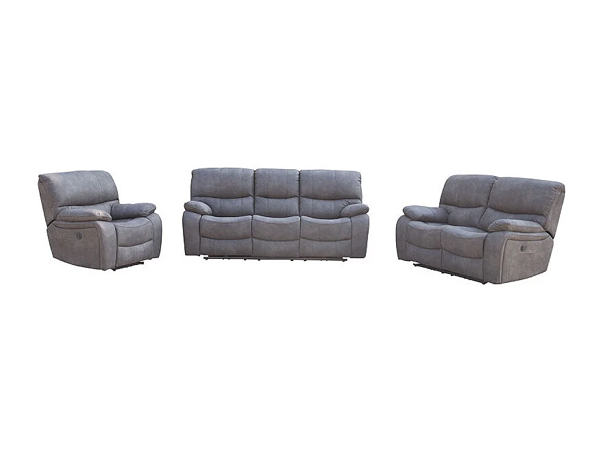 Canapé 3 places relax électrique Noah