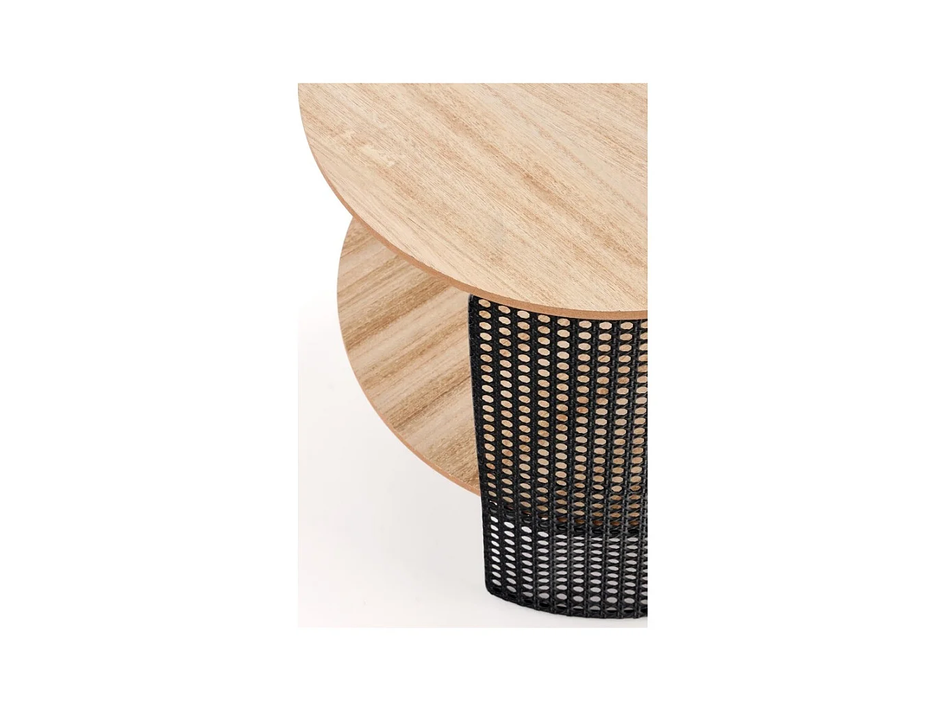 Table d'appoint Trafica/MDF/Métal/Marron