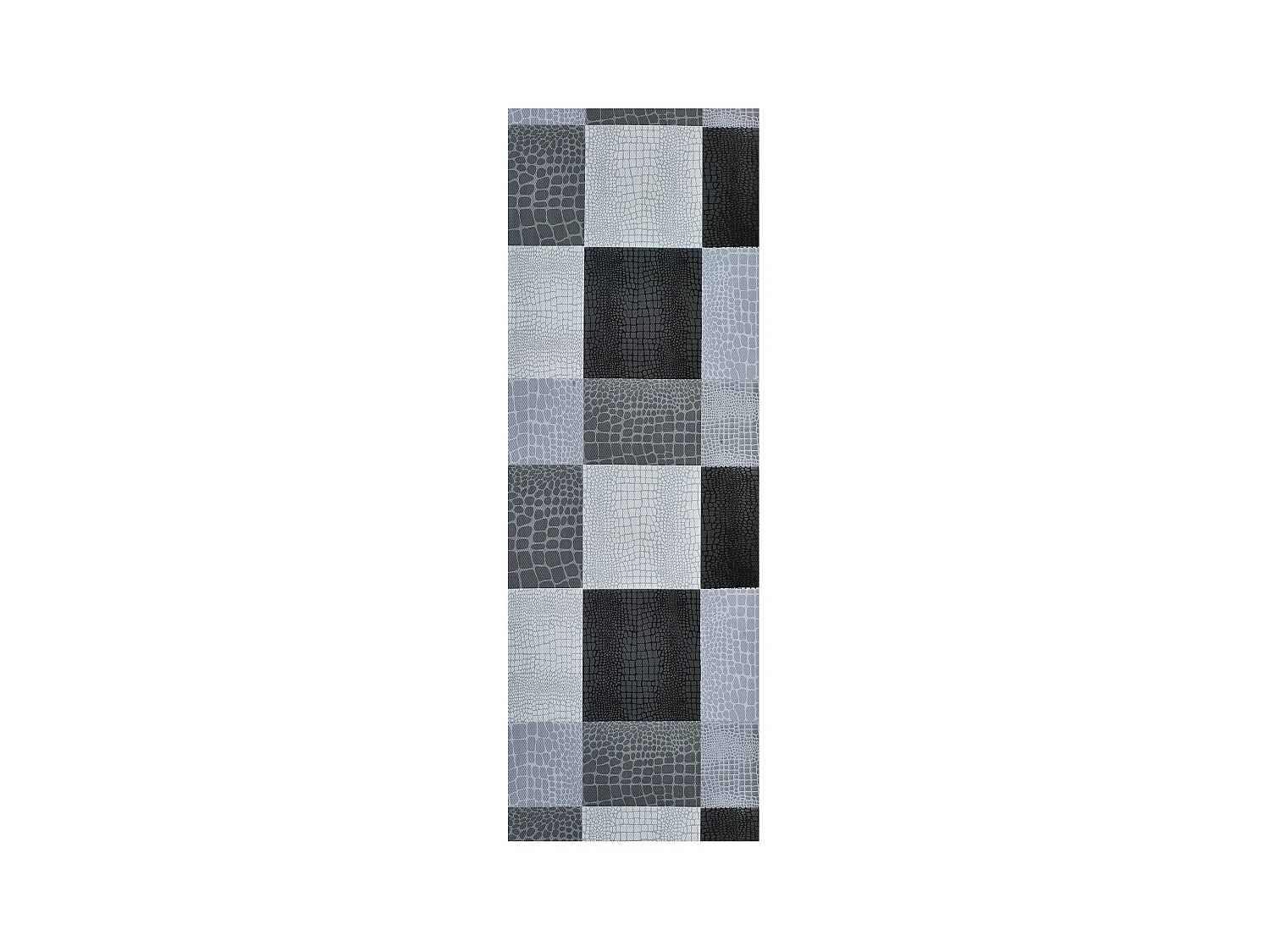 Tapis de cuisine - animal print - gris - 48 x 200 cm - SALLY