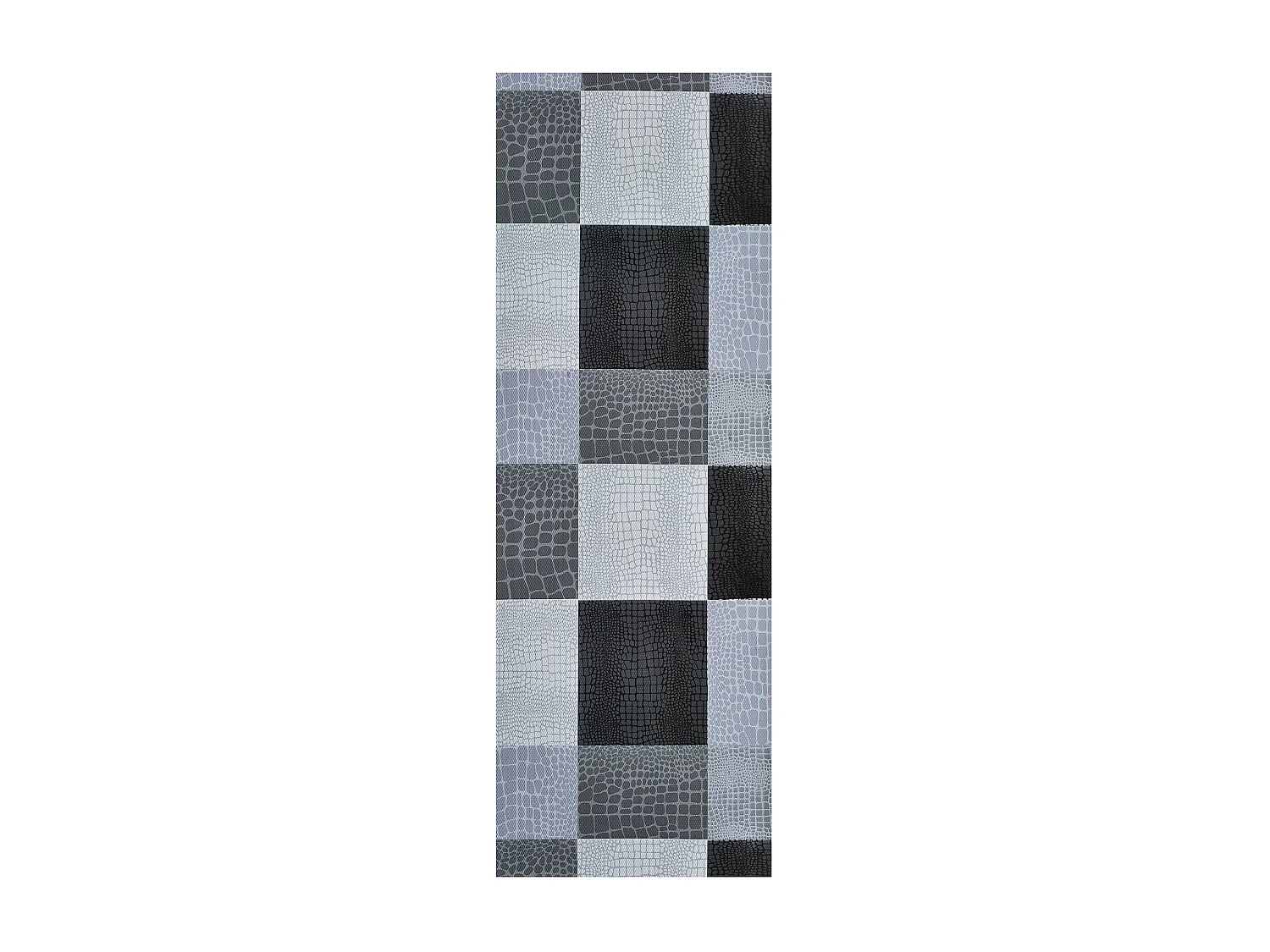 Tapis de cuisine - animal print - gris - 48 x 200 cm - SALLY