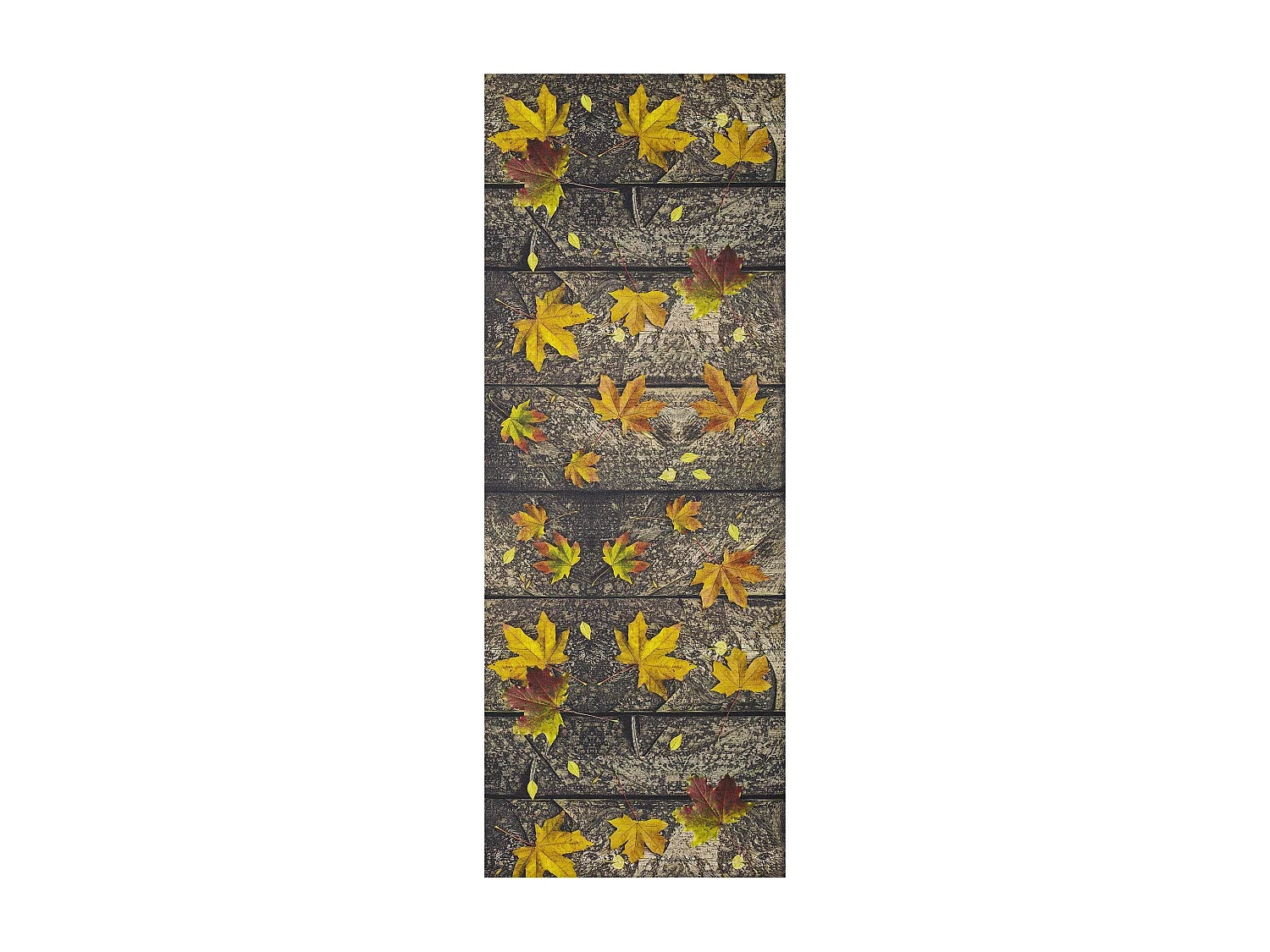 Tapis de cuisine - dessins automne - jaune - 52 x 200 cm - SPRINTY
