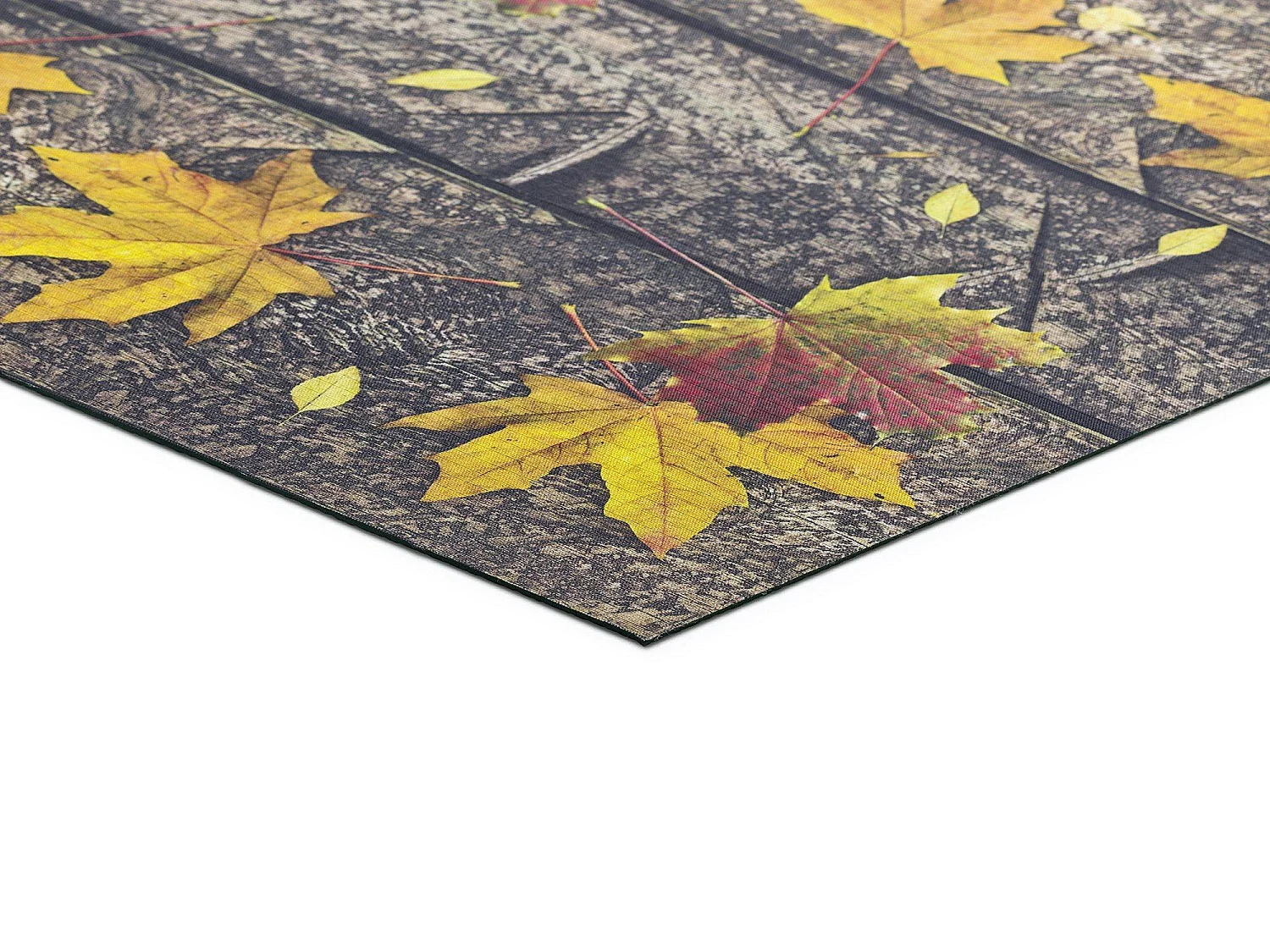 Tapis de cuisine - dessins automne - jaune - 52 x 200 cm - SPRINTY