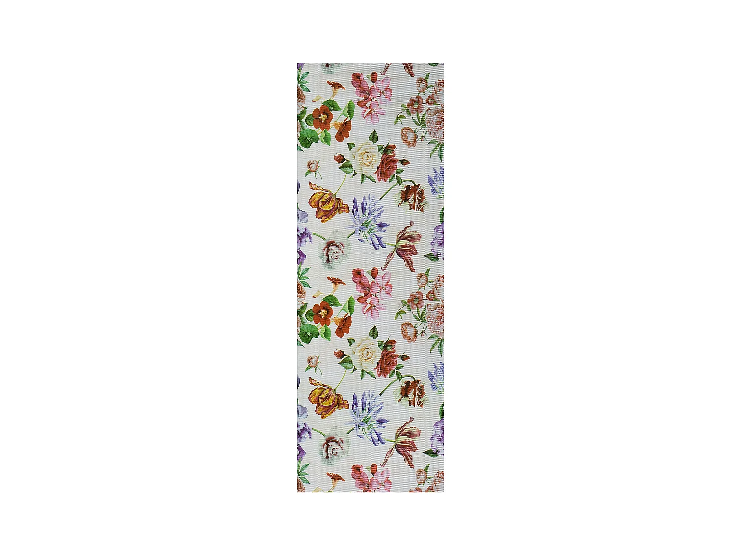 Tapete interior - desenhos com flores - multicolorido - 48 x 200 cm - SALLY