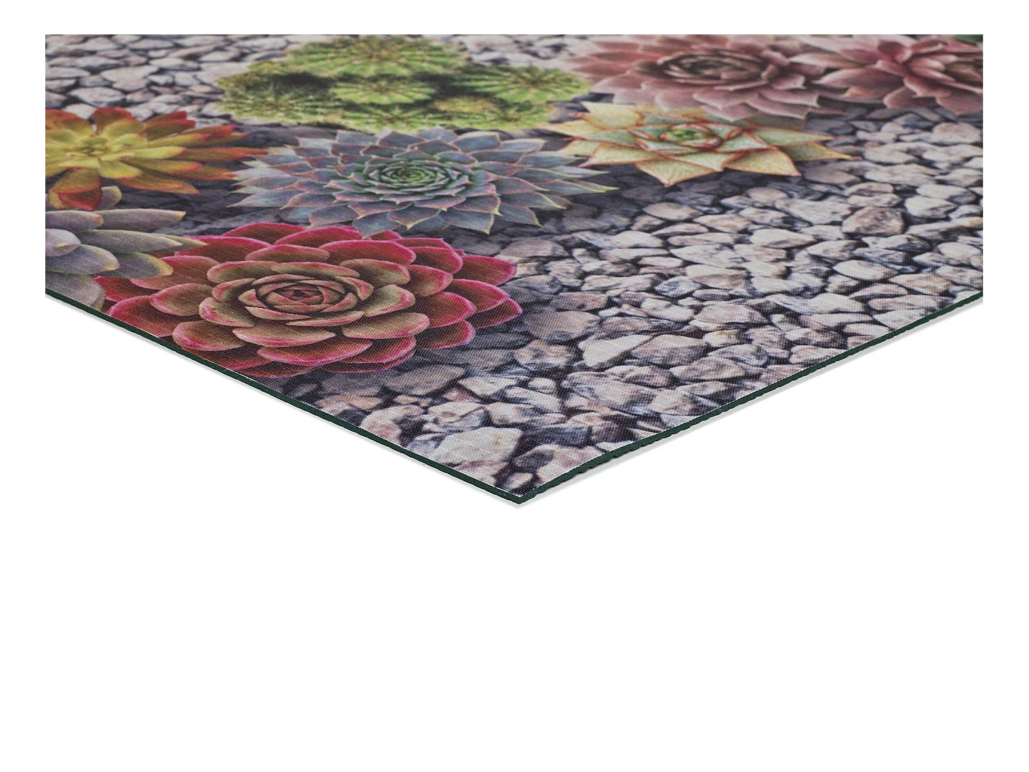 Keukentapijt - cactus ontwerpen - grijs - 52x100 cm - SPRINTY