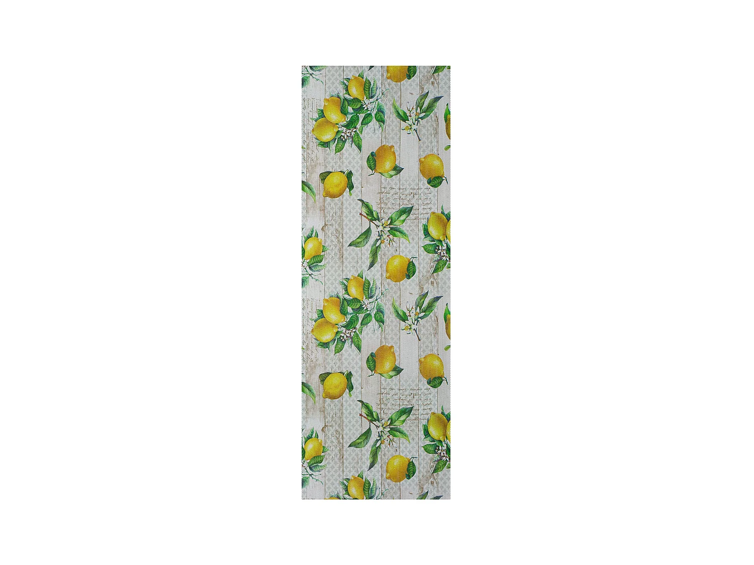 Tapete interior - desenhos com limões - multicolorido - 48 x 200 cm - SALLY