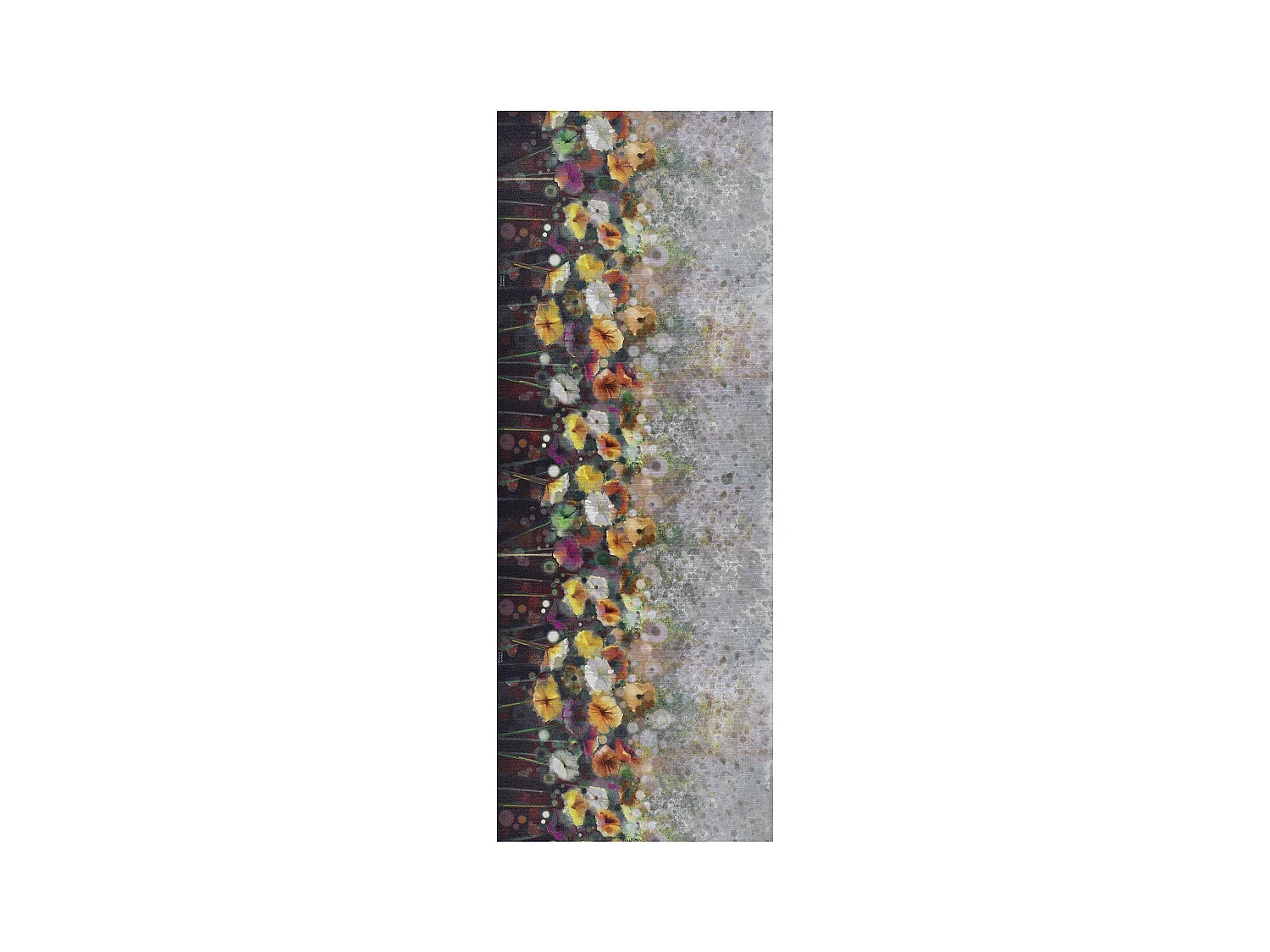 Tapis de cuisine - dessins avec des fleurs - multicolore - 52 x 200 cm - RICCI