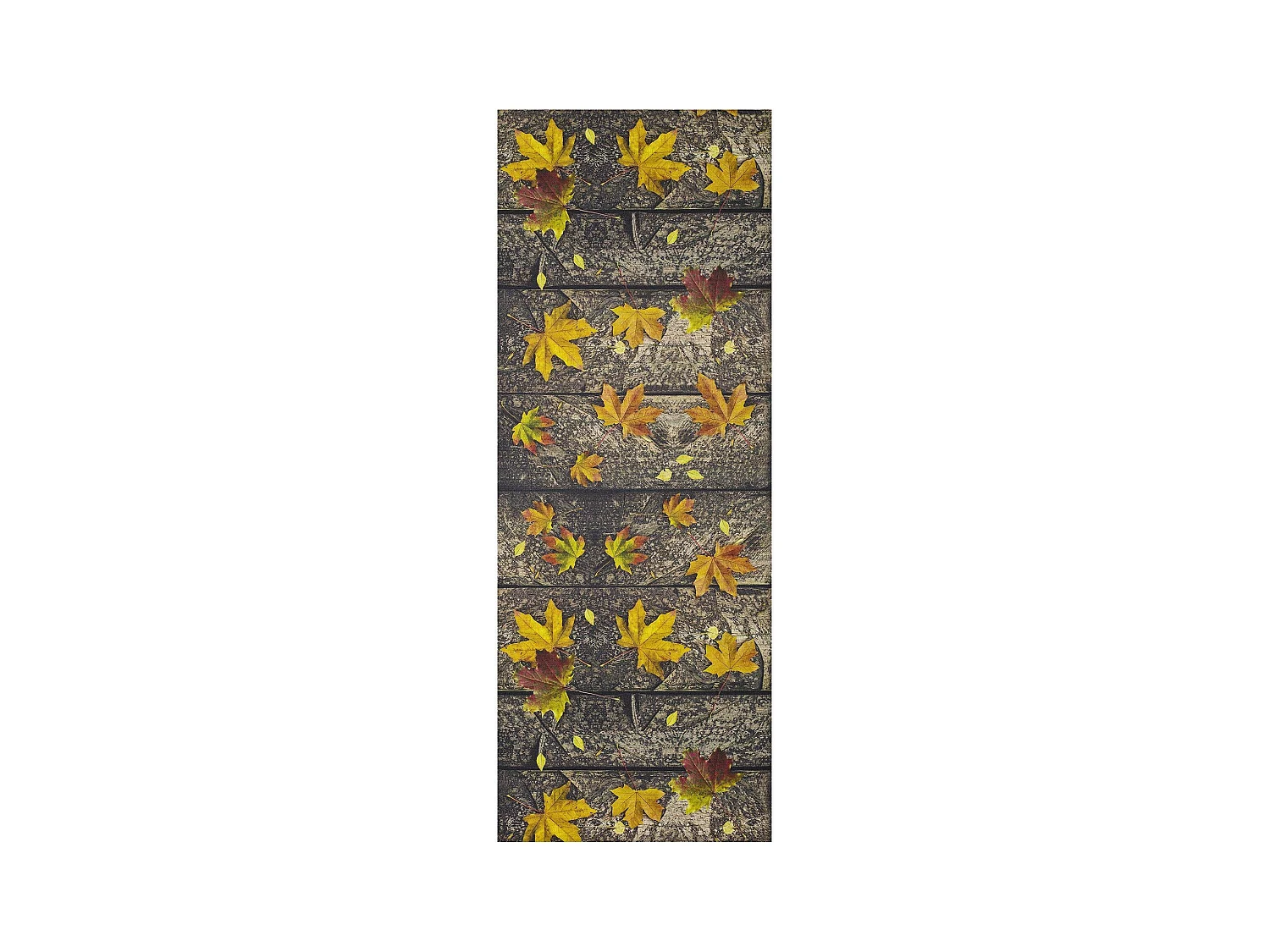 Tapis de cuisine - dessins automne - jaune - 52 x 100 cm - SPRINTY