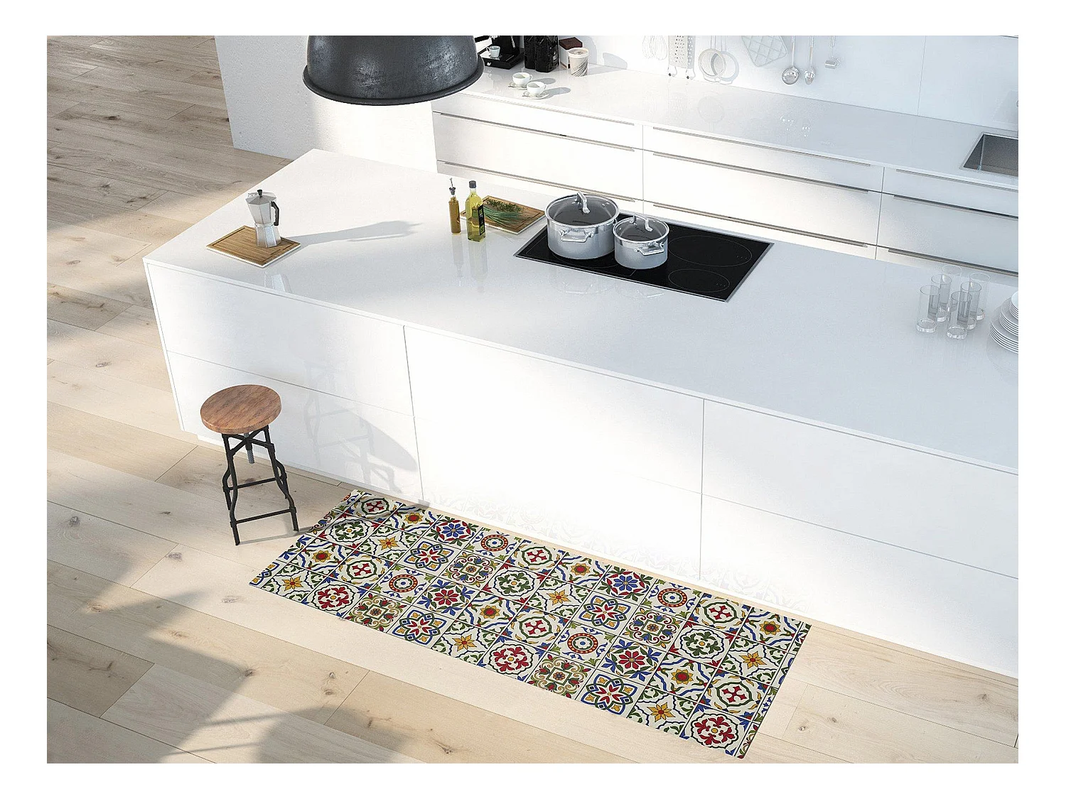 Tapete interior - Desenhos boémios - multicolorido - 52 x 100 cm - SPRINTY