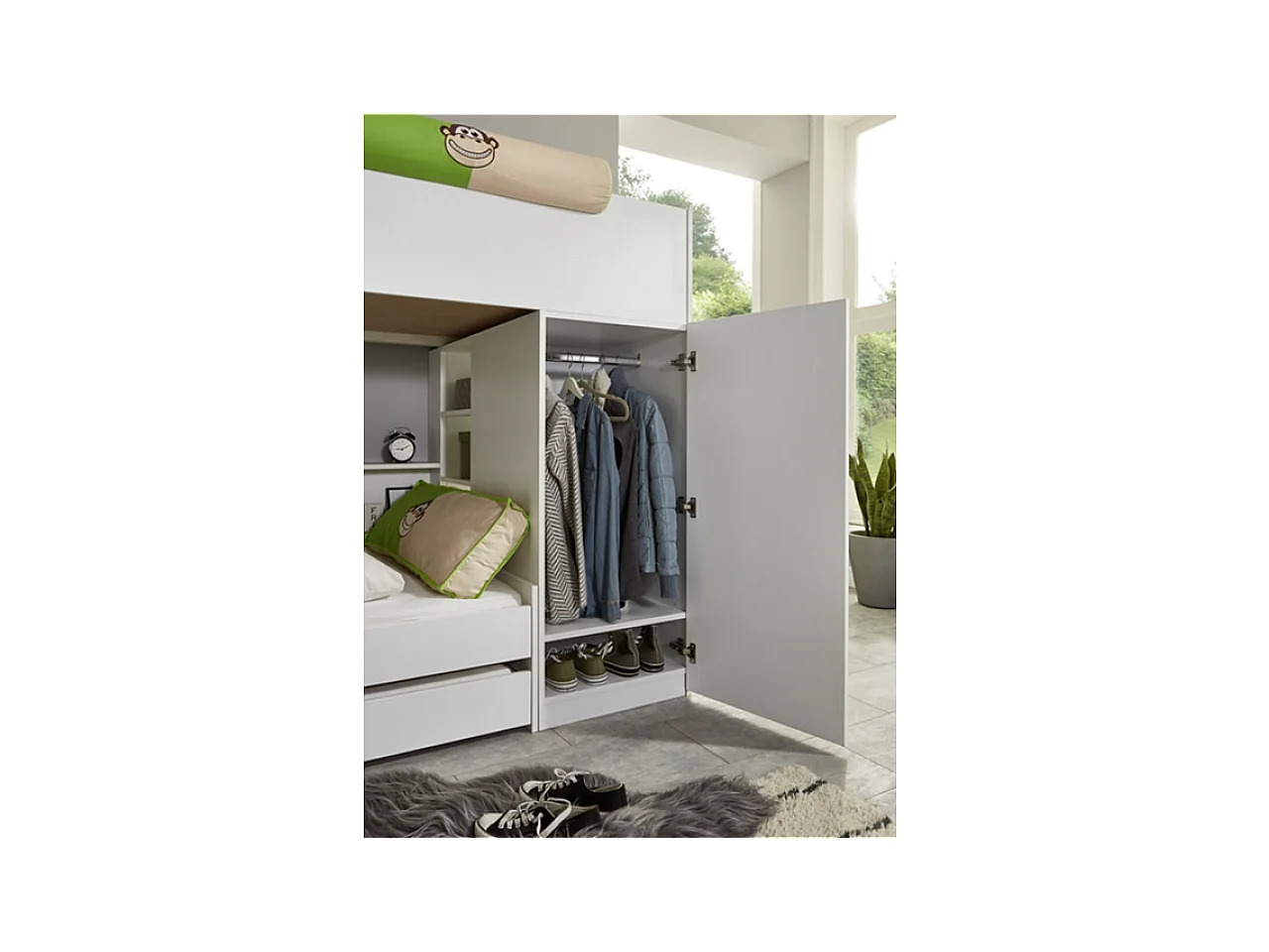 Lit Sinna/2x90x200/Blanc