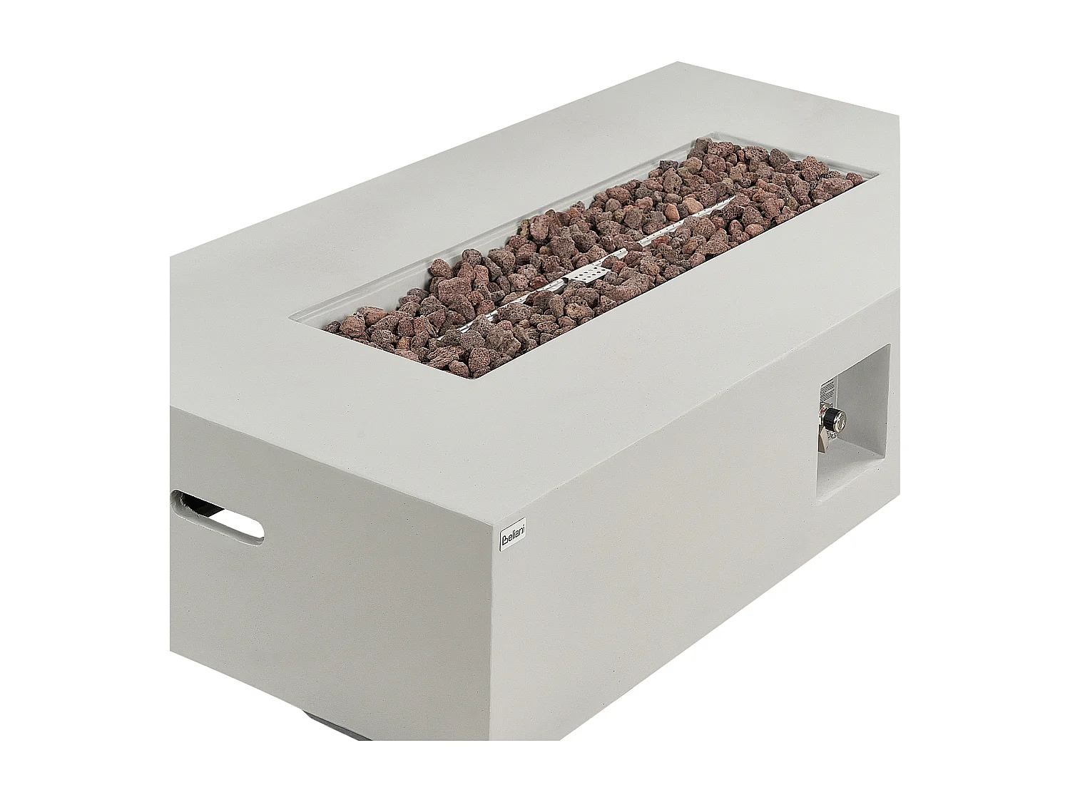 Braséro de jardin PAVO II Gris clair