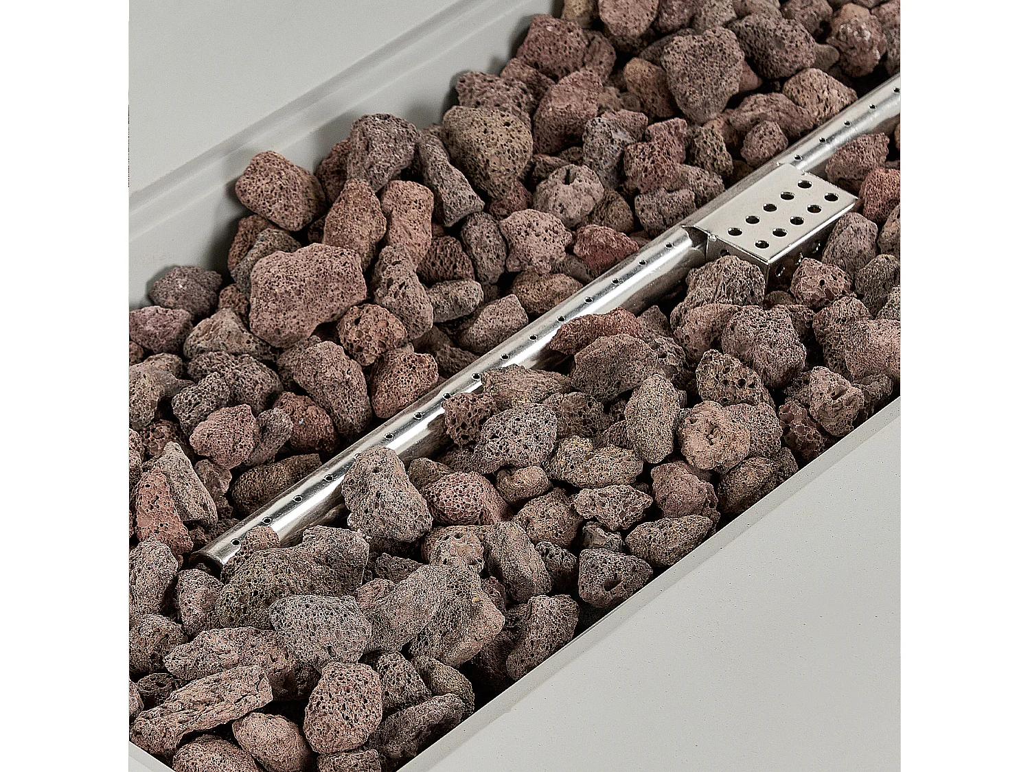 Braséro de jardin PAVO II Gris clair