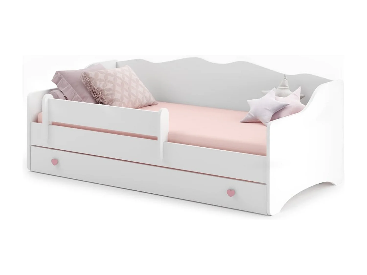 Letto Sena (80x160)/materasso incluso/bianca