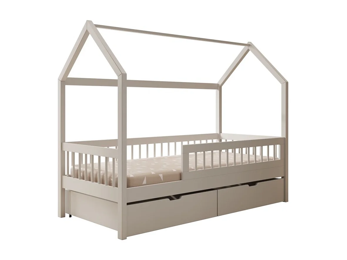 Letto Alice (70x140)/materasso incluso/bianco