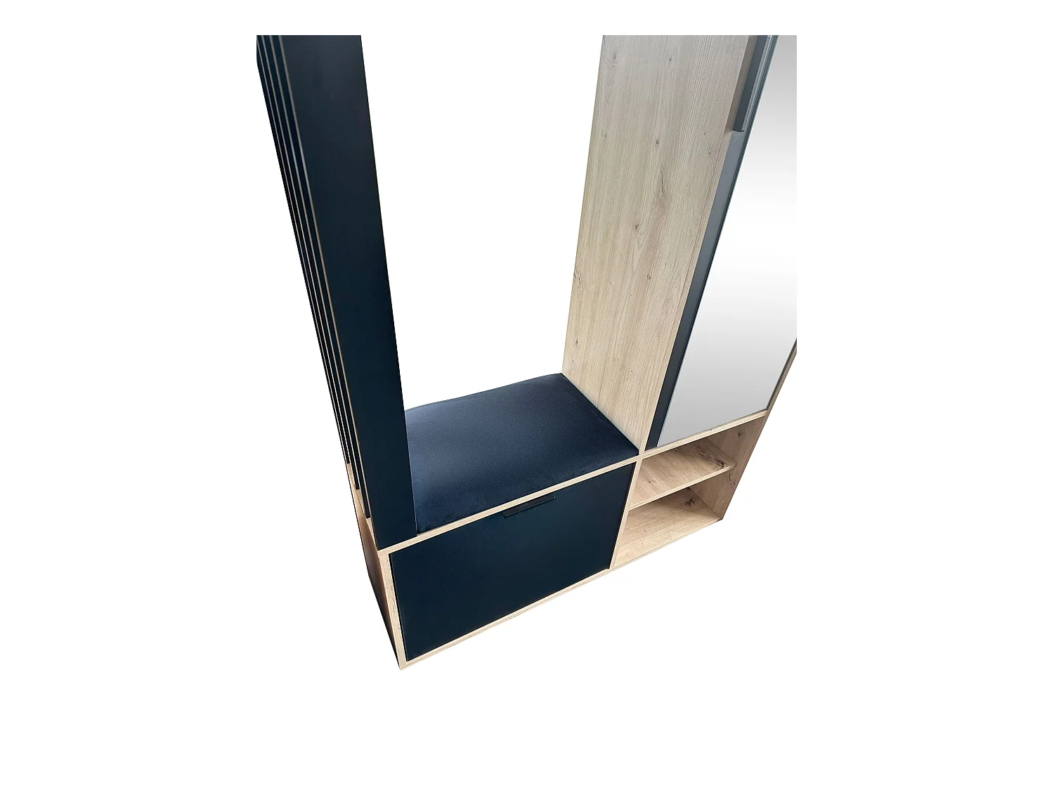 MINIO go for it, Armoire MELO couleur chêne Artisan avec assise