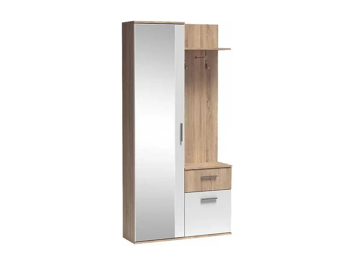 MINIO go for it, ALEX garderobe in de kleur sonoma eiken / alpenwit