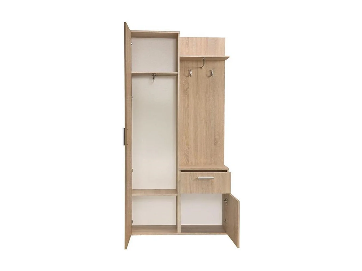 MINIO go for it, ALEX garderobe in de kleur sonoma eiken / alpenwit