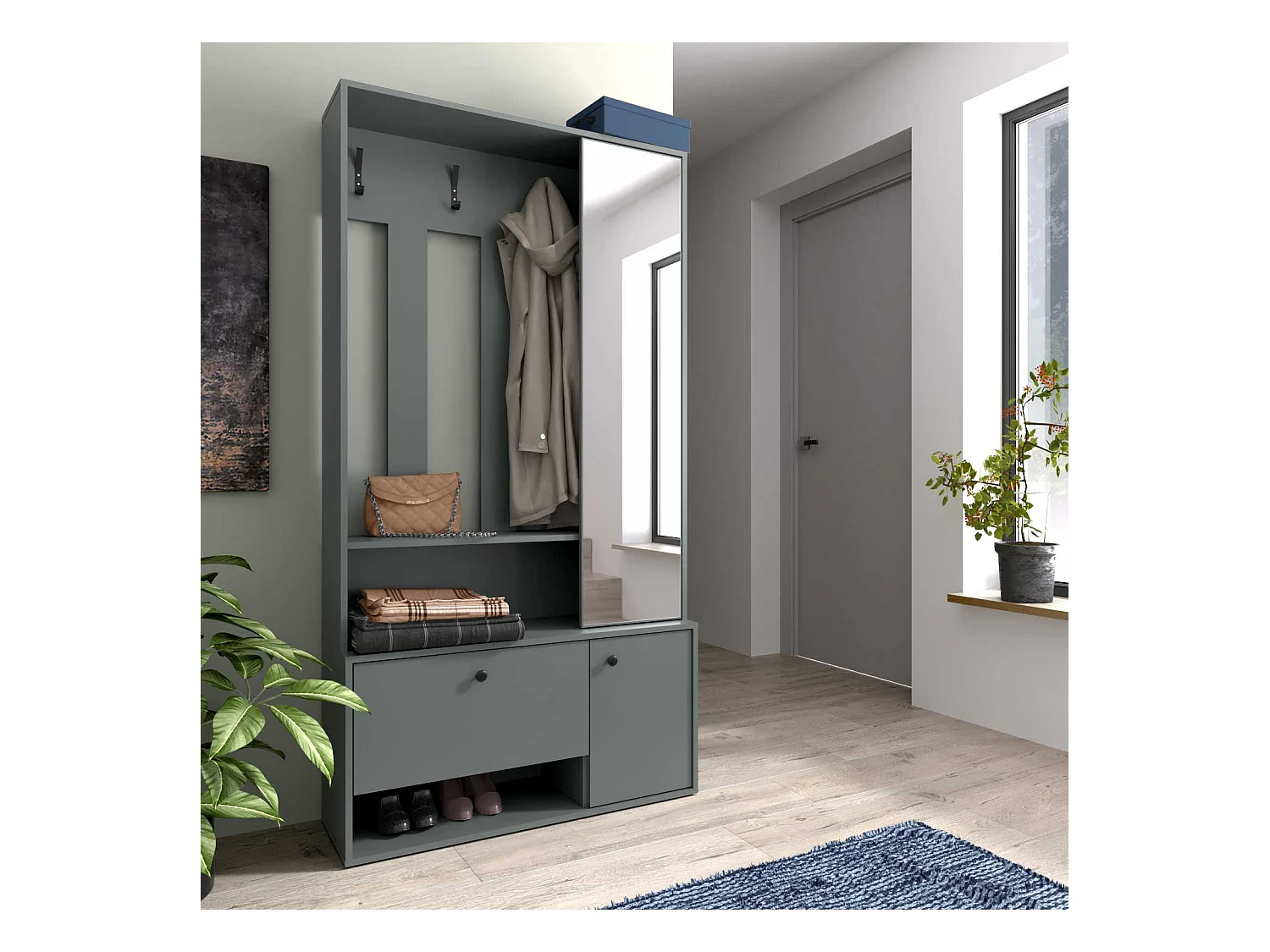 MINIO go for it, Armoire PORTO en pierre verte