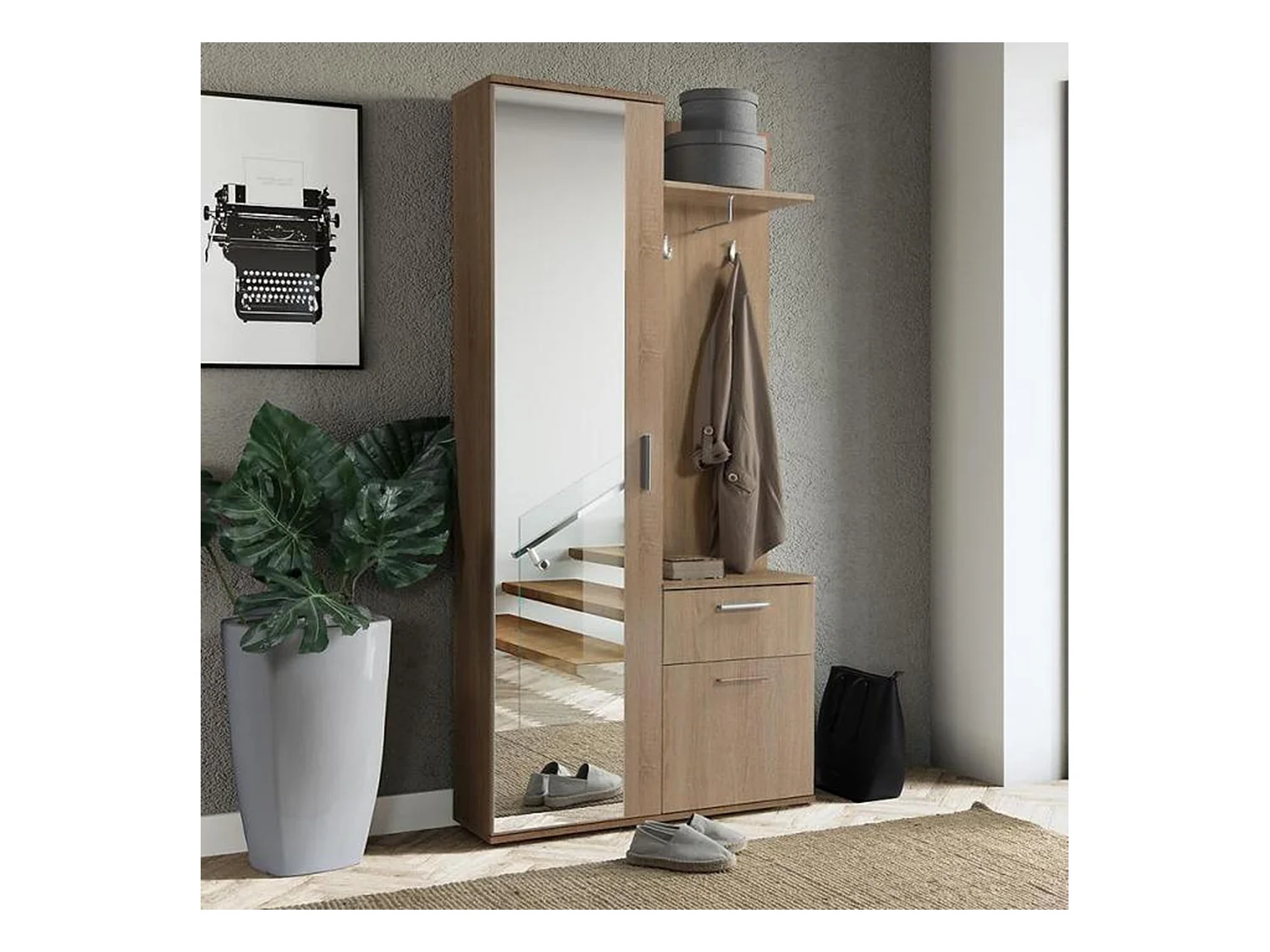 MINIO go for it, Armoire ALEX couleur chêne Sonoma