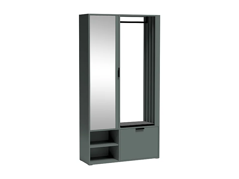 MINIO go for it, Armoire MELO UNI en pierre verte avec assise