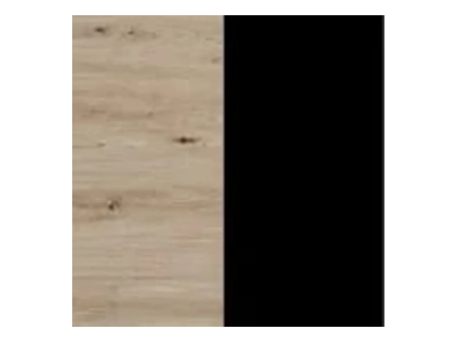 MINIO go for it, Armoire MELO en chêne Artisan/noir avec assise