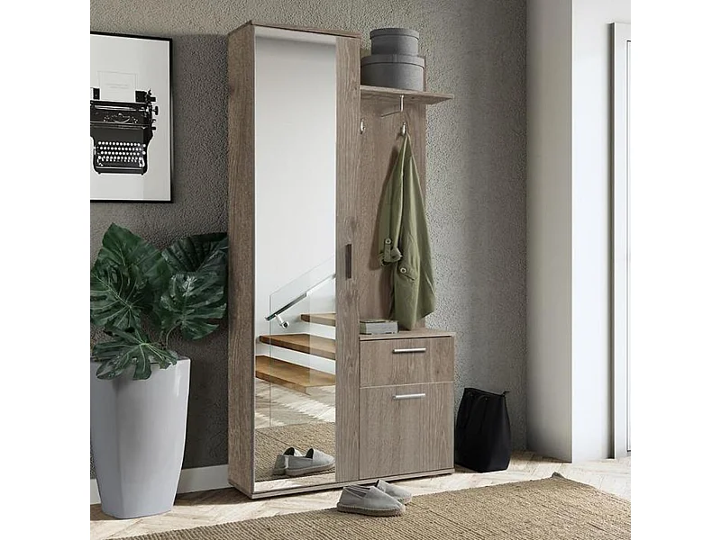 MINIO go for it, ALEX kledingkast in de kleur truffel eiken