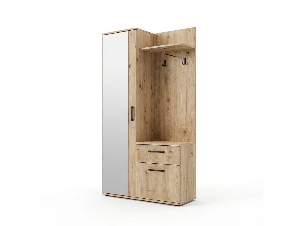 MINIO go for it, Armoire ALEX couleur chêne Artisan