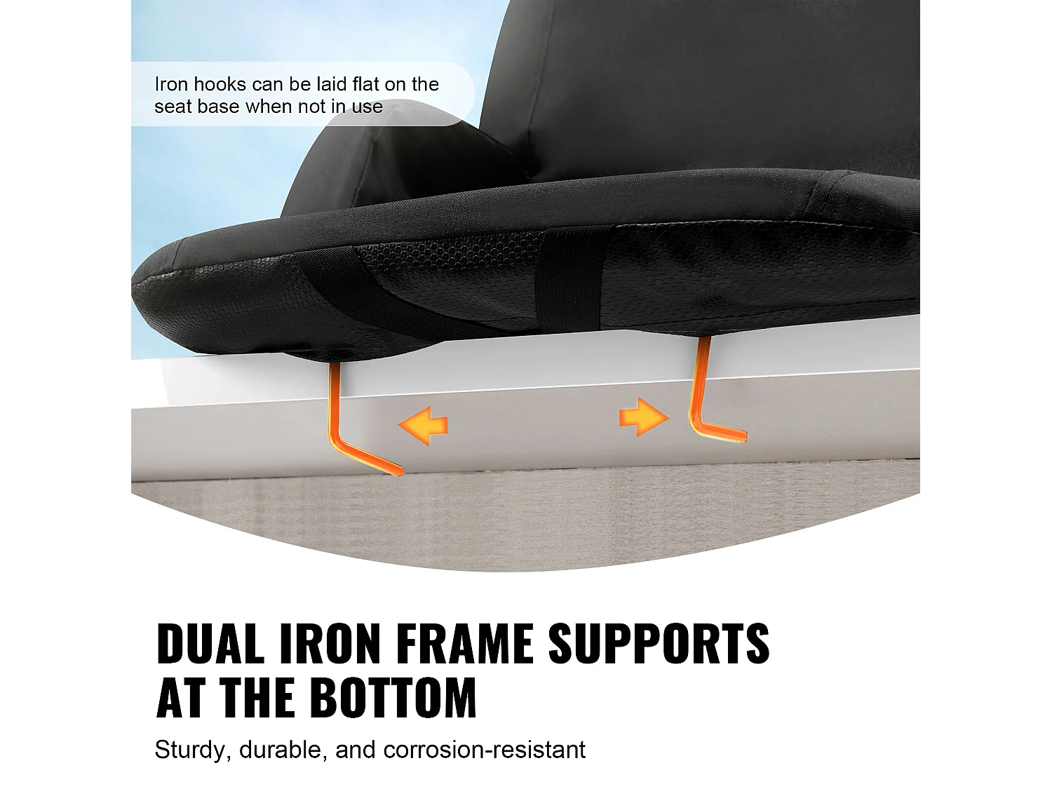 Chaise SucceBuy Lot de 2, Sièges de Stade avec Support Dorsal SucceBuy, Fauteuil Inclinable