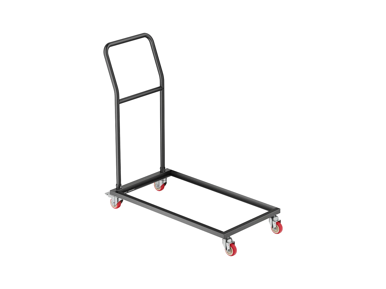 Chariot de Service Pliable SucceBuy, Support de Chaise Pliable, 136 Kg pour 25 Chaises, Rangement Vertical en Forme de L