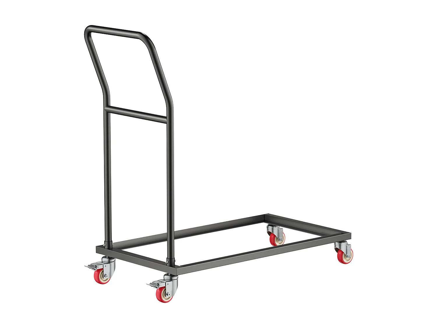 Chariot de Service Pliable SucceBuy, Support de Chaise Pliable, 136 Kg pour 25 Chaises, Rangement Vertical en Forme de L