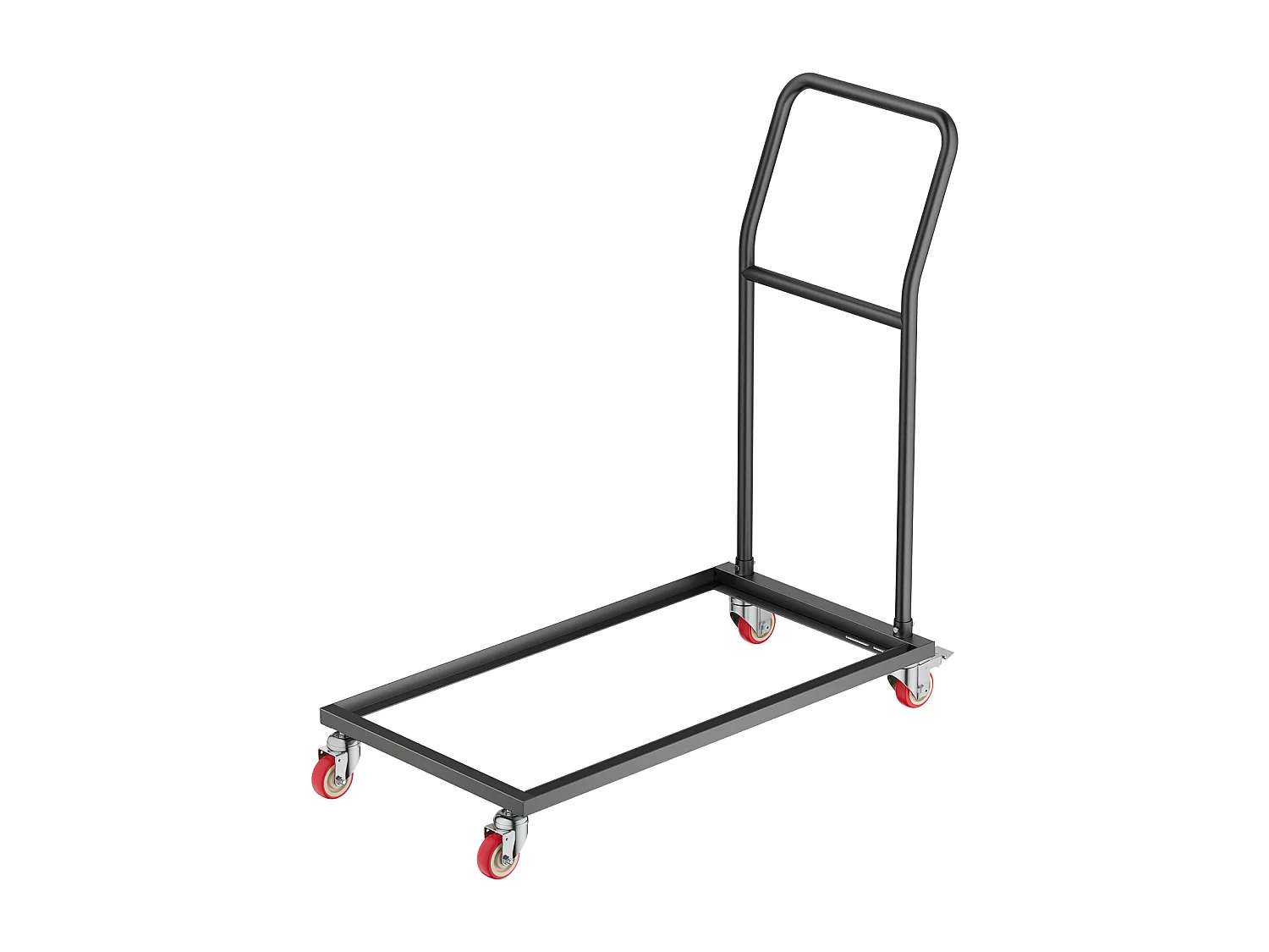 Chariot de Service Pliable SucceBuy, Support de Chaise Pliable, 136 Kg pour 25 Chaises, Rangement Vertical en Forme de L