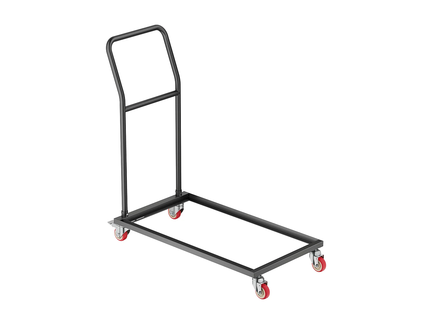 Chariot de Service Pliable SucceBuy, Support de Chaise Pliable, 136 Kg pour 25 Chaises, Rangement Vertical en Forme de L