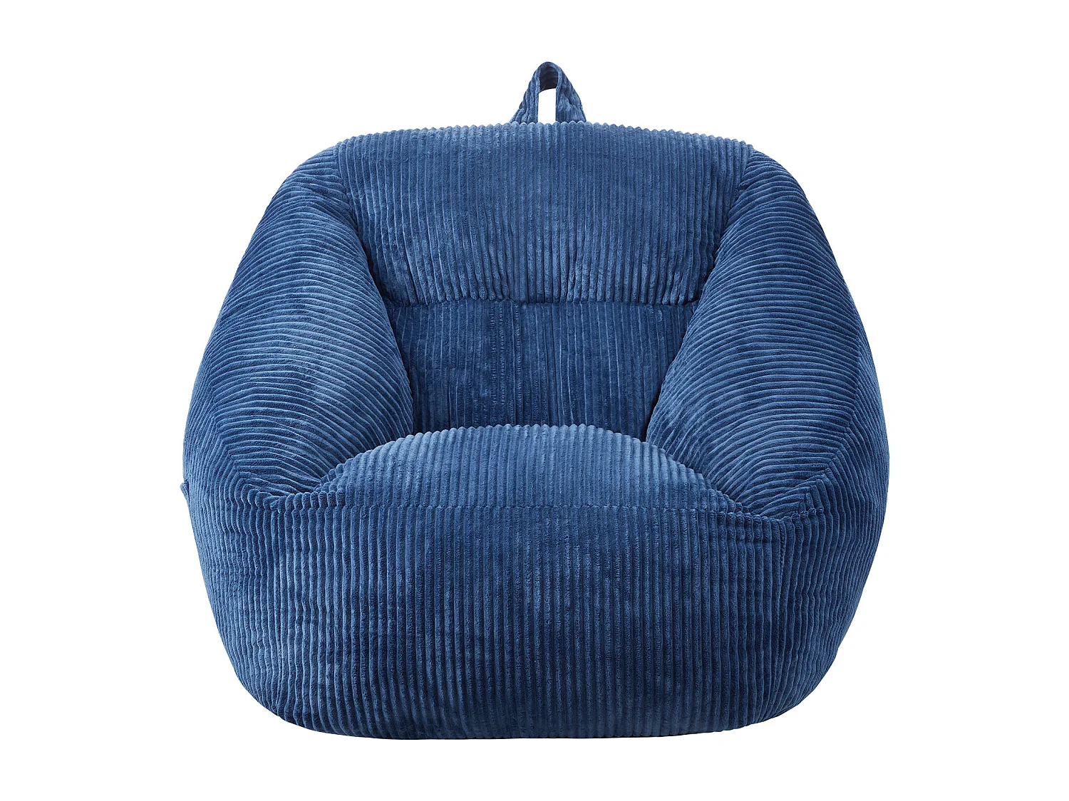 Pouf SucceBuy Met 3 Poten, Blauw, Zachte Armleuningen En Zak