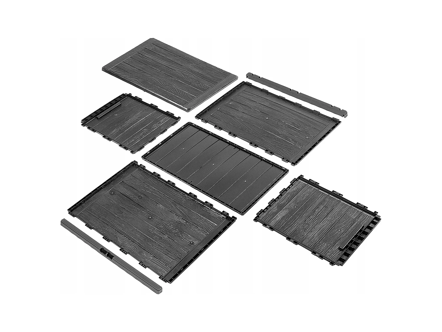 KADAX Skrzynia ogrodowa Grewena 190L, antracyt