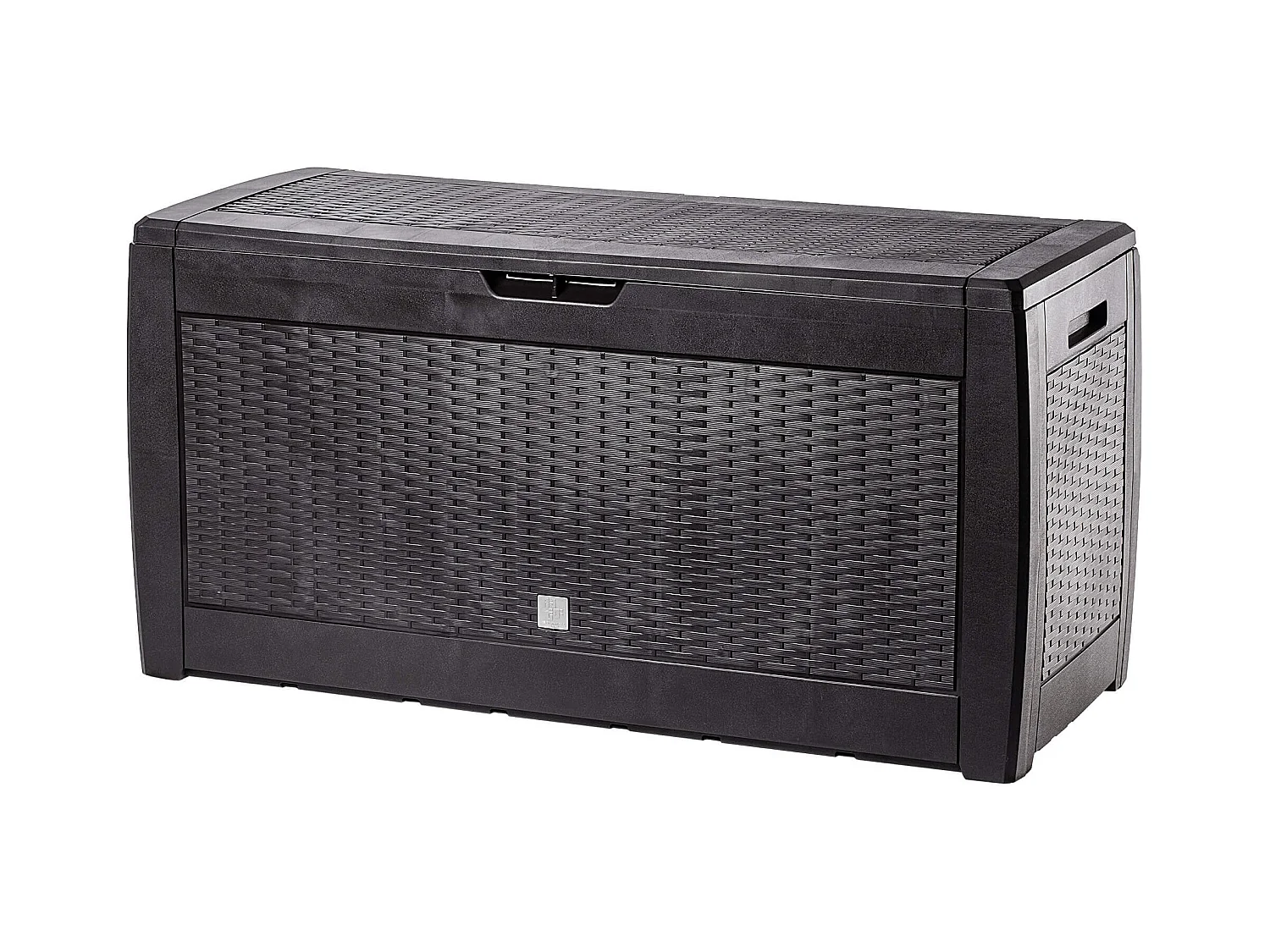 KADAX Tuinkist, 119 x 48 x 60 cm, opbergdoos van kunststof, 310 l tuinkist voor het opbergen van kussens, kinderspeelgoed en zitkussens (310 l, donkerbruin)