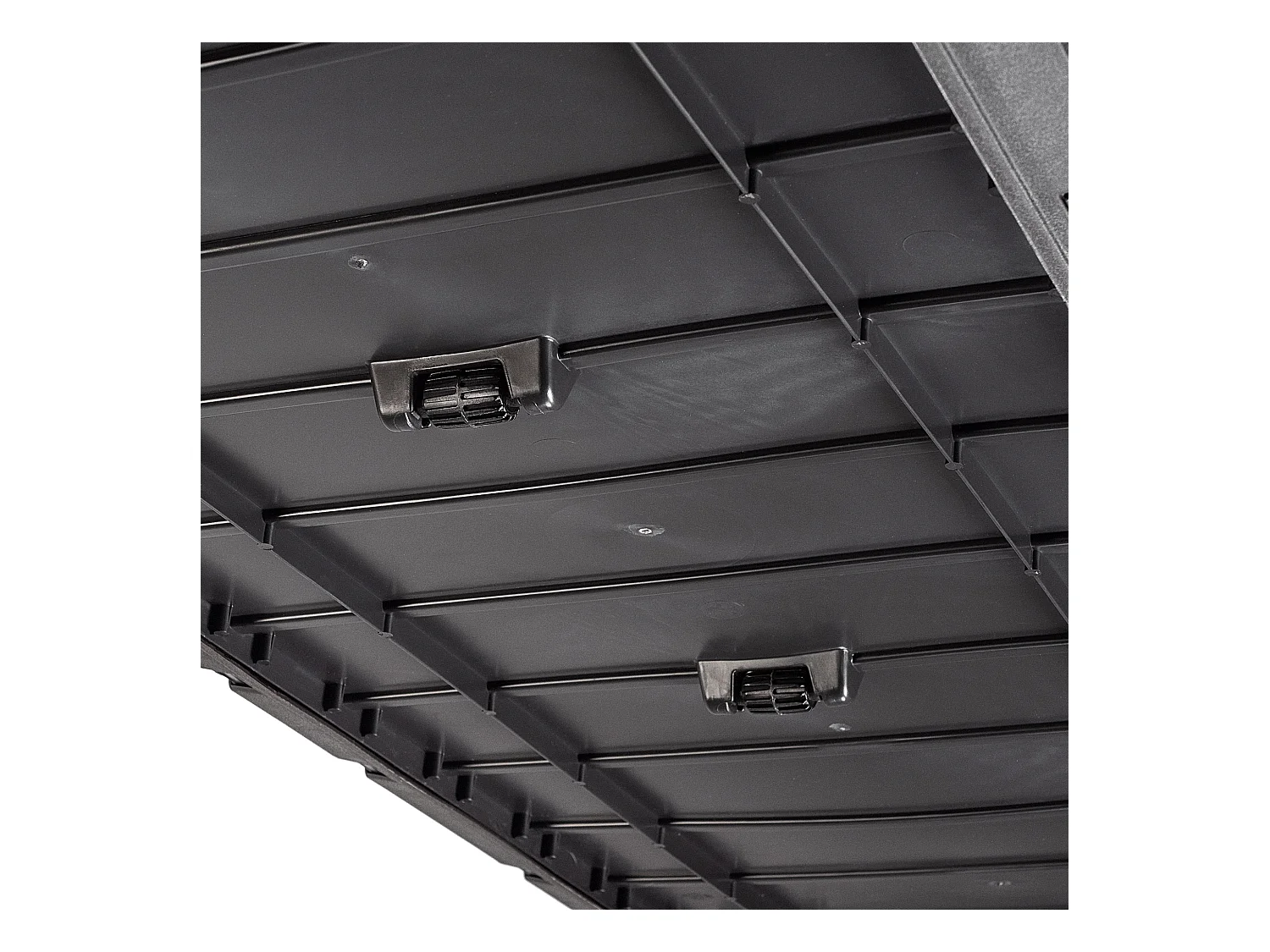 KADAX Tuinkist, 119 x 48 x 60 cm, opbergdoos van kunststof, 310 l tuinkist voor het opbergen van kussens, kinderspeelgoed en zitkussens (310 l, donkerbruin)