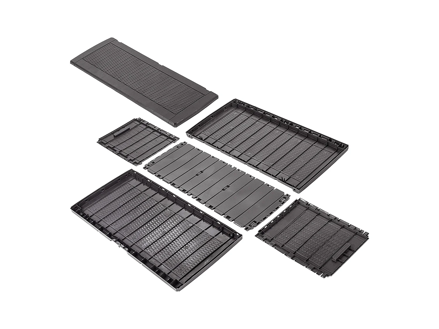 KADAX Tuinkist, 119 x 48 x 60 cm, opbergdoos van kunststof, 310 l tuinkist voor het opbergen van kussens, kinderspeelgoed en zitkussens (310 l, donkerbruin)