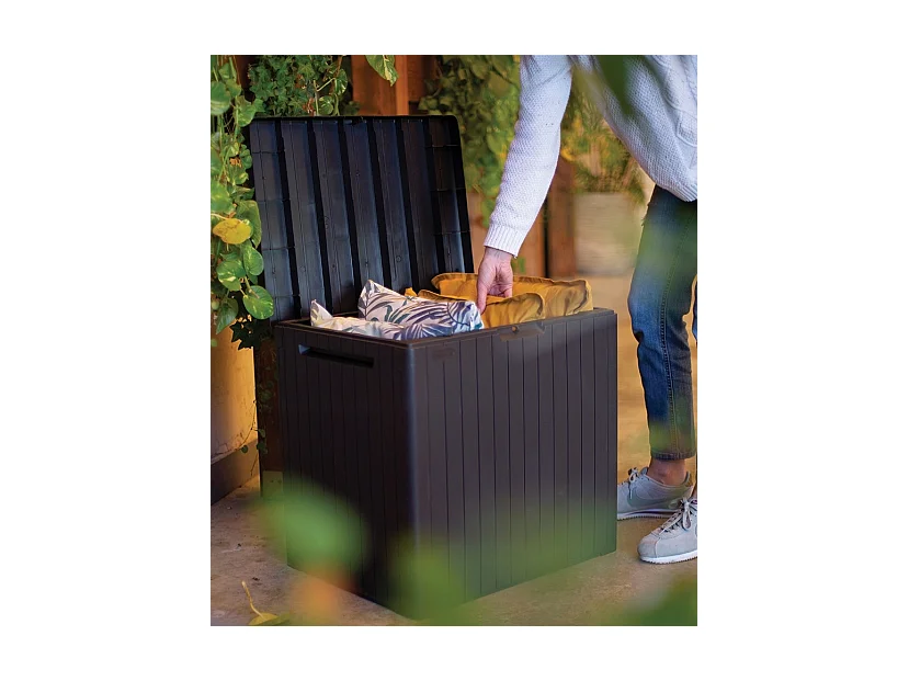 Skrzynia ogrodowa Keter City Storage 113L, brąz