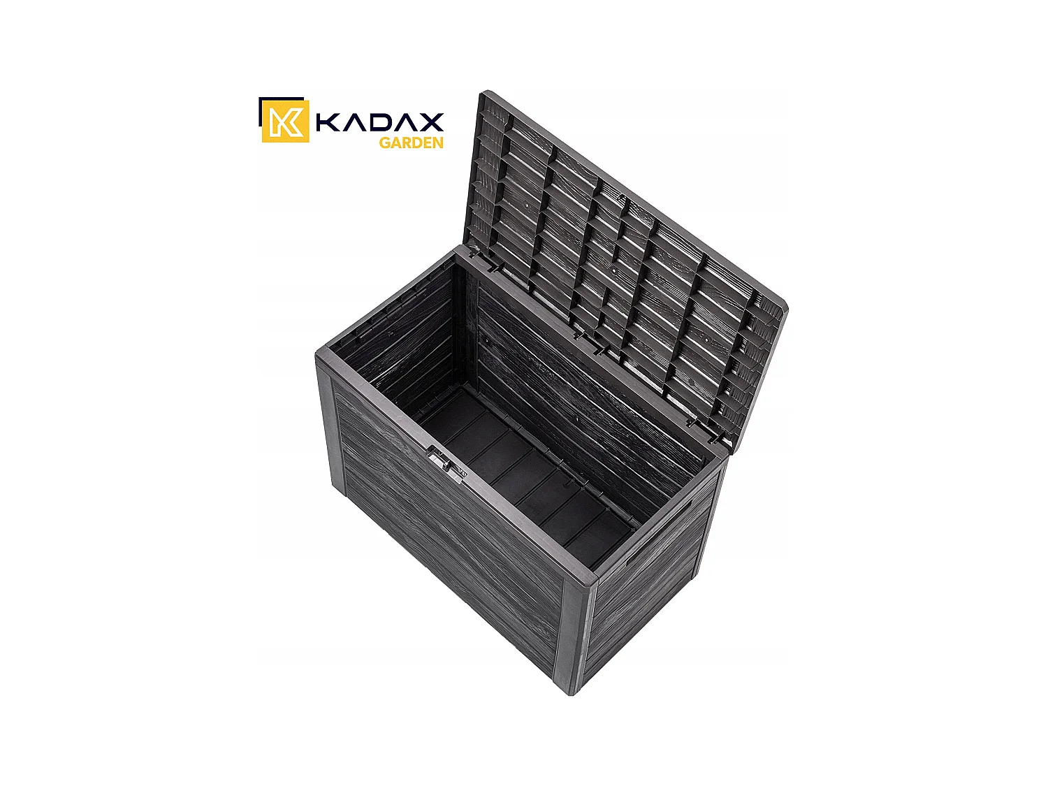 KADAX Skrzynia ogrodowa Grewena 190L, ciemny brąz