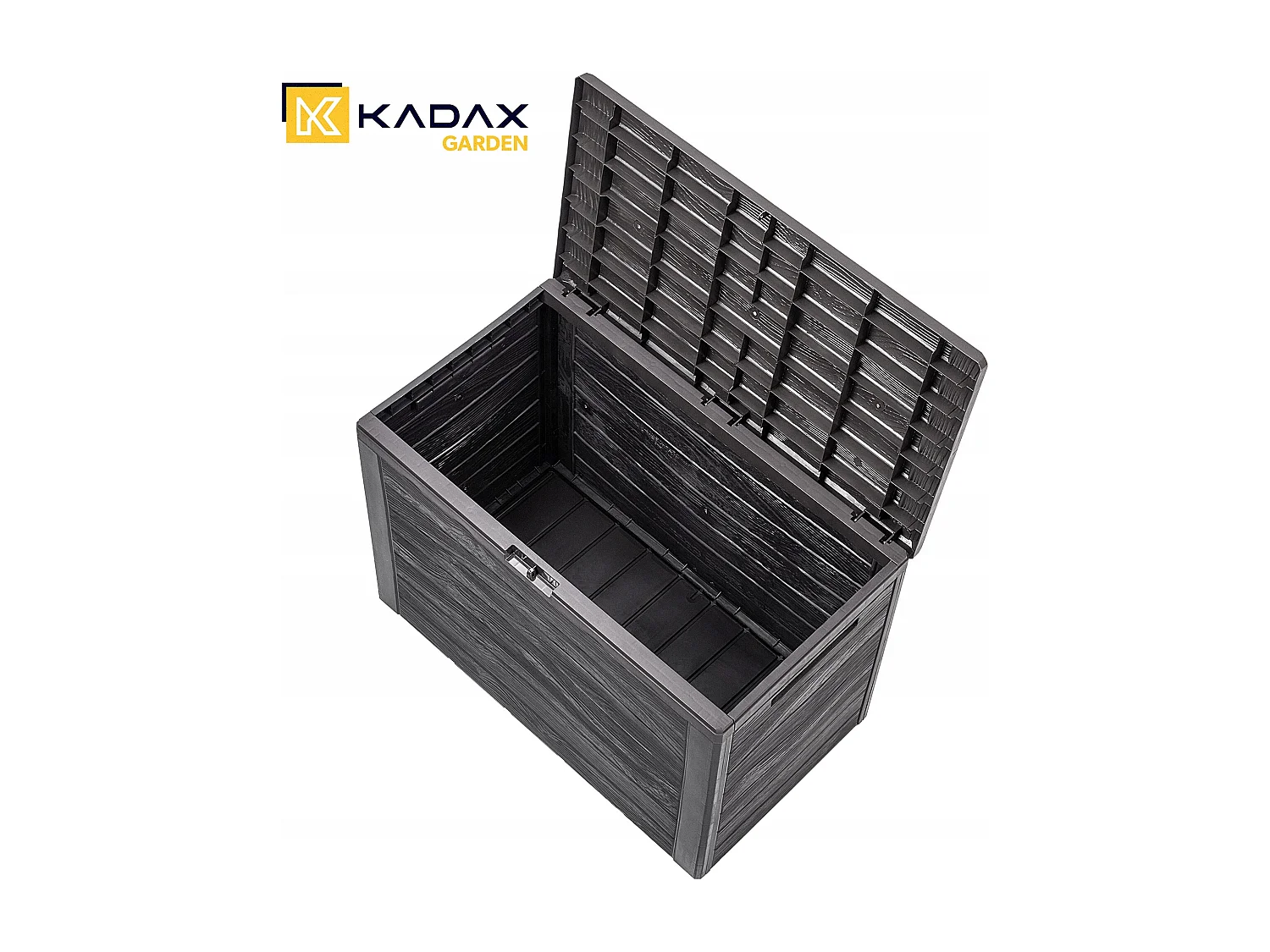 KADAX Skrzynia ogrodowa Grewena 190L, ciemny brąz