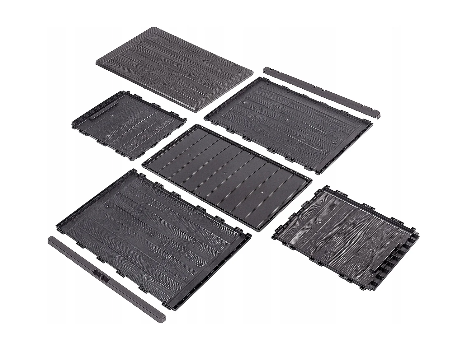 KADAX Skrzynia ogrodowa Grewena 190L, ciemny brąz