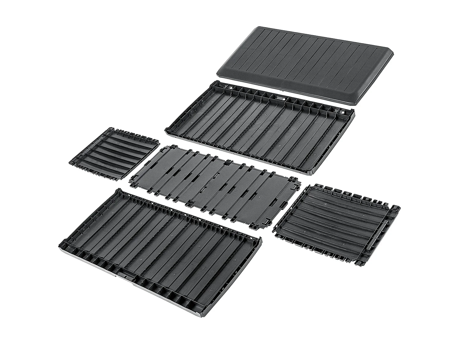 Cômoda KADAX para Varanda e Jardim 290 L para Jardim, Varanda, Terraço, Antracite