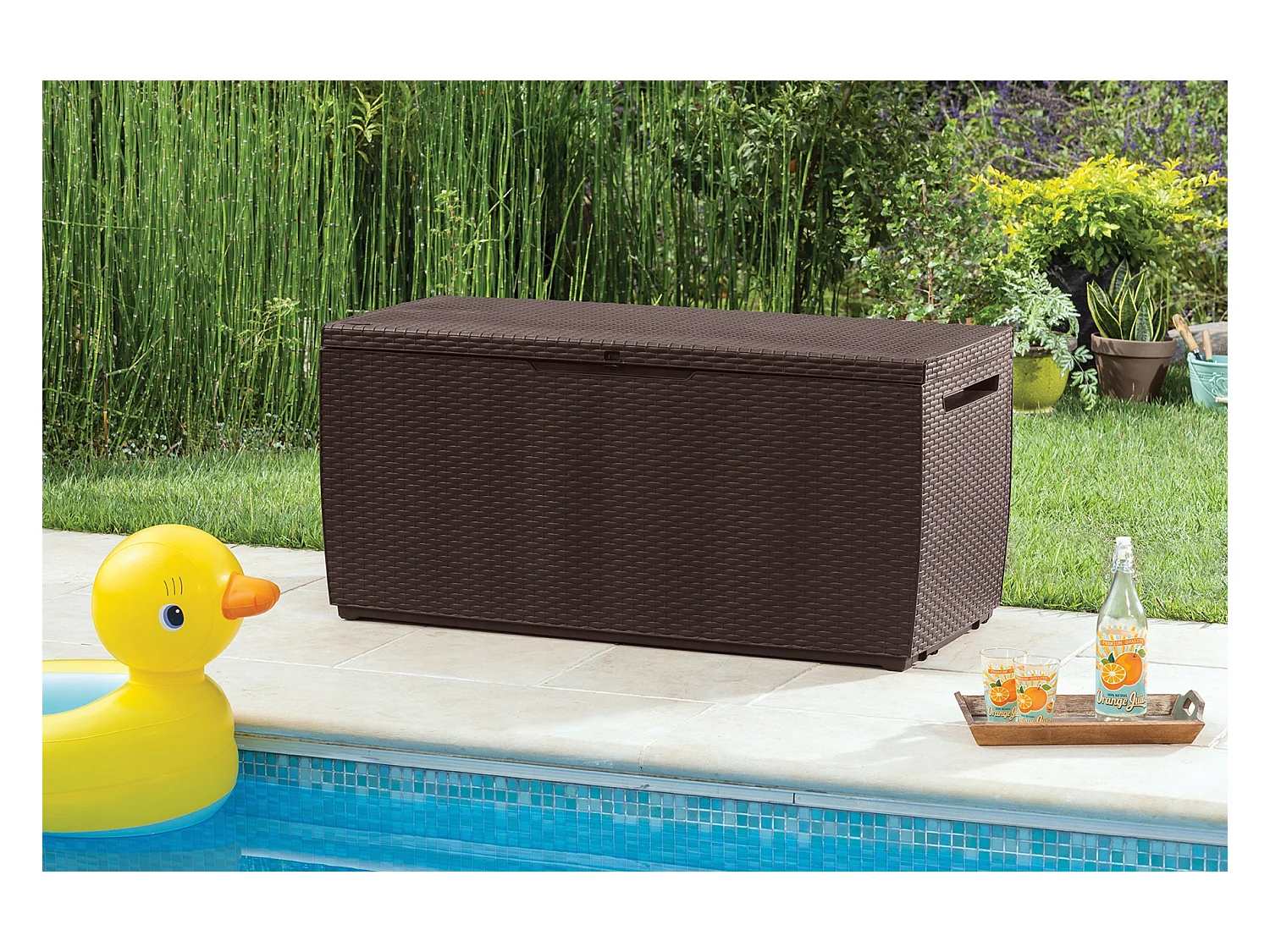 Keter S14647140 zitkist, 123 x 53,5 x 57 cm, bruin