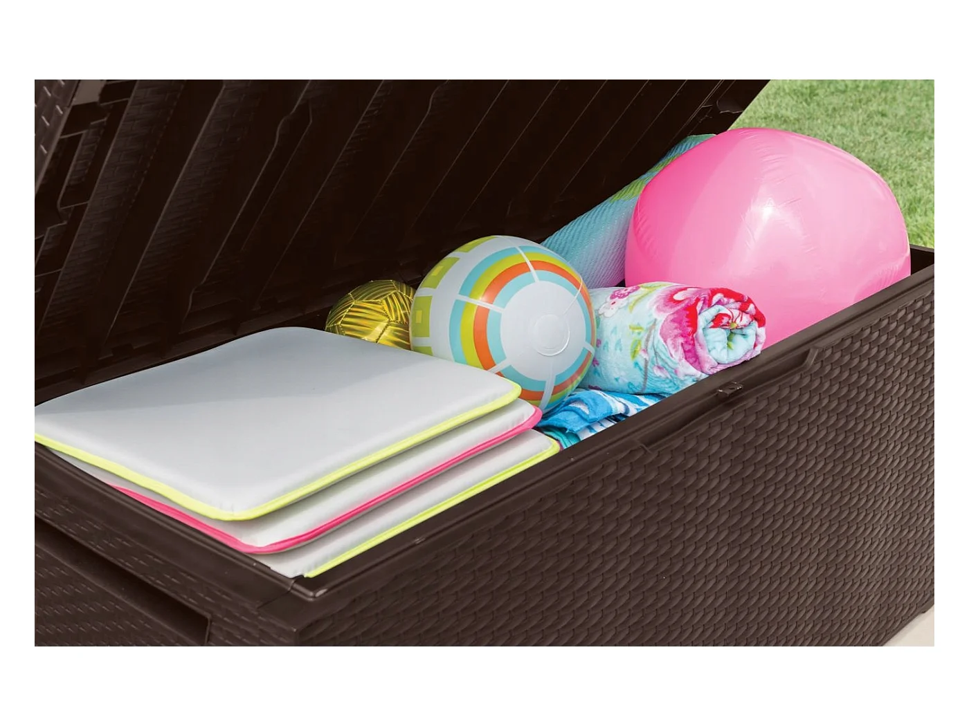 Keter S14647140 zitkist, 123 x 53,5 x 57 cm, bruin